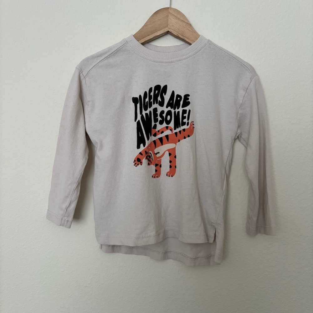 Zara Kids Long Sleeve Toddler Tee 12-18M